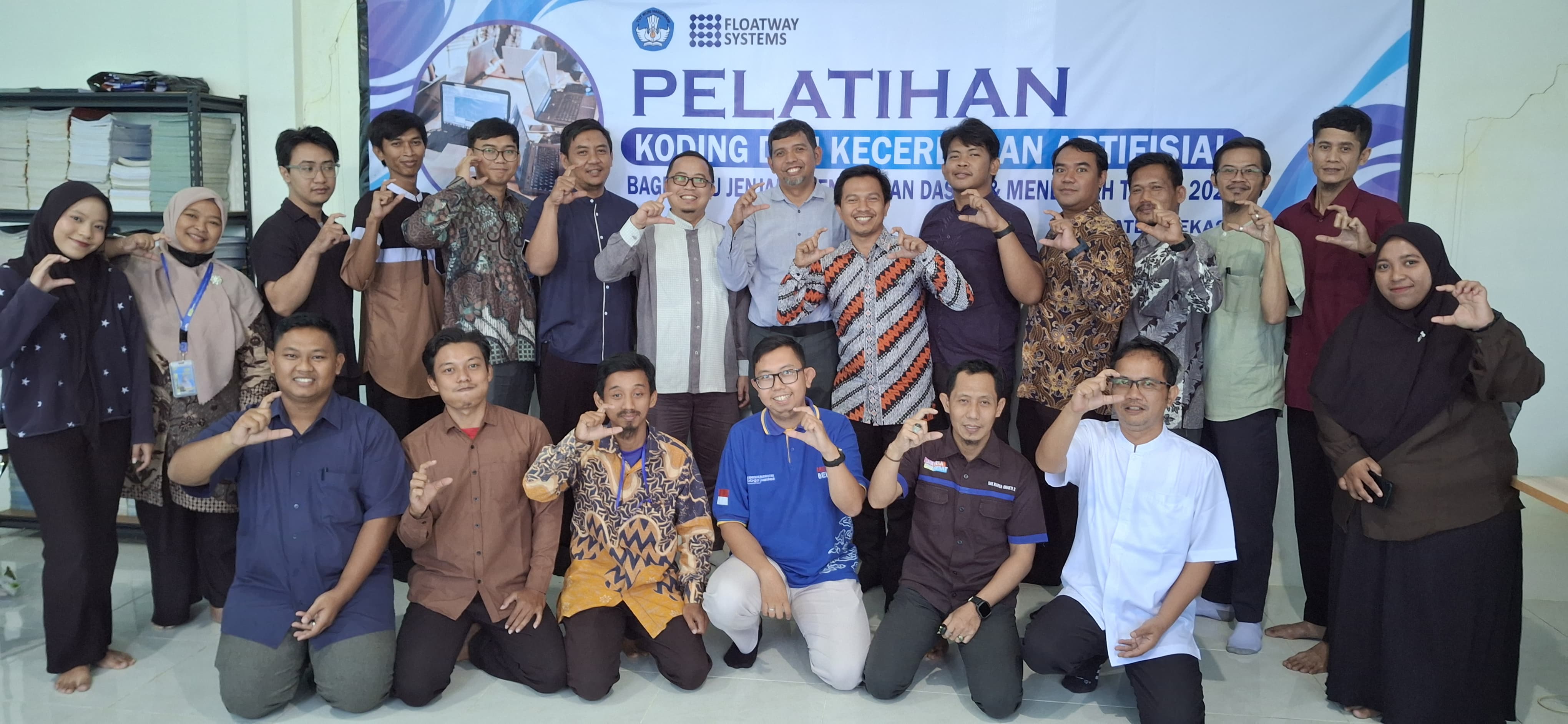 SMK Permata Kirimkan Guru Ikuti Pelatihan Koding dan Kecerdasan Artifisial